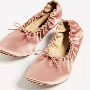 NWT zara pink ballet style flats 7.5